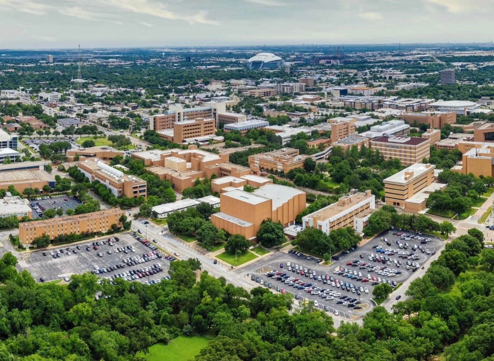 Arlington, TX from above