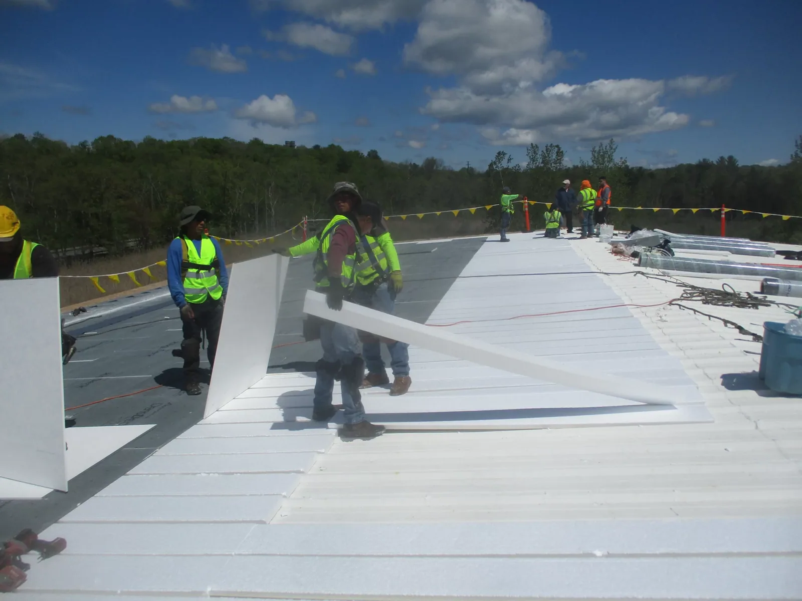 Commercial roofing work in Arlington, TX