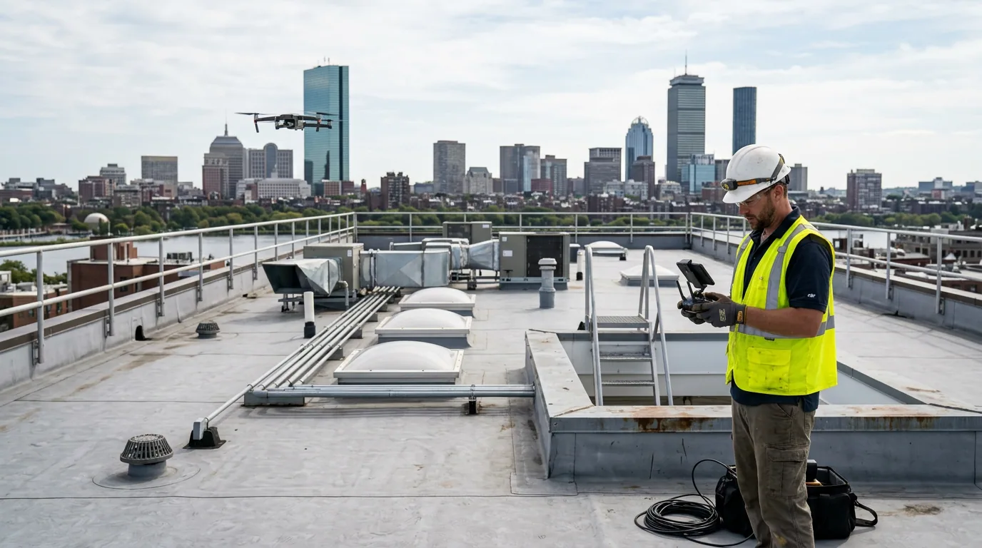 Drone Roof Inspection in Arlington, TX